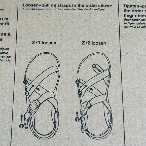 Chaco Gray & Black Sandals Adjustable Strap Toe Sling Size 8 Excellent Condition - Picture 13 of 16